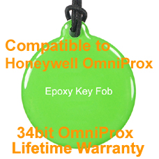 Proximity Epoxy Key Fob Honeywell Northern OmniProx 34bit N10002 Format Compatible with OmniProx PX4 Key Card